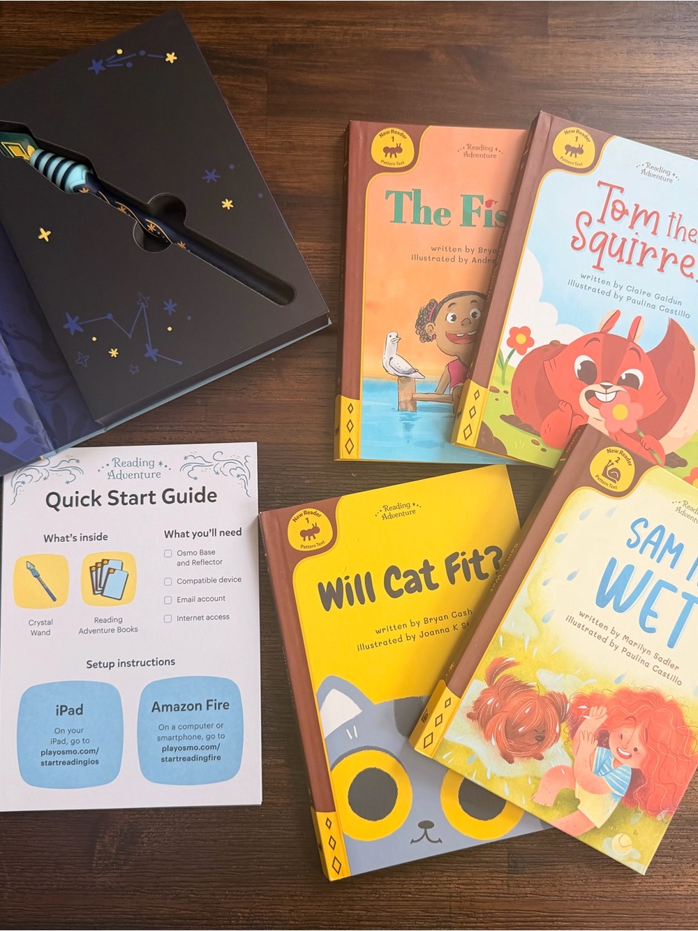 Osmo Reading Adventure First 4 Books - Learn To Read